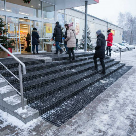 Коврик грязезащитный дорожка Sunstep 1*10м 1,6см