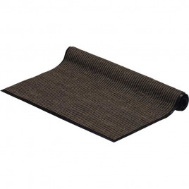 Коврик влаговпитывающий ребристый Стандарт 90*120см коричневый
