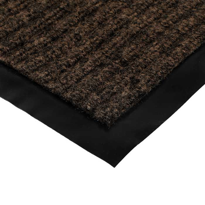 Коврик влаговпитывающий ребристый Стандарт 90*120см коричневый