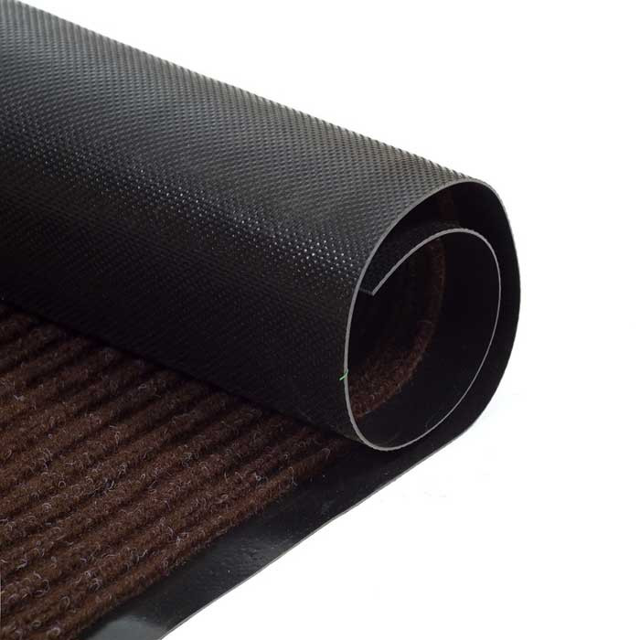 Коврик влаговпитывающий ребристый Sunstep 100*200см коричневый