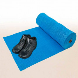 Коврик-дорожка против скольжения ZIG-ZAG 0,9*12м синий