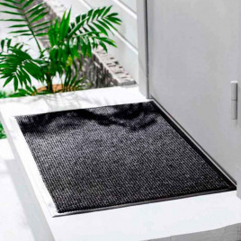 Коврик влаговпитывающий ребристый Комфорт 40*60см черный
