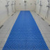 Коврик-дорожка против скольжения Цепочка 0,9*12м синий