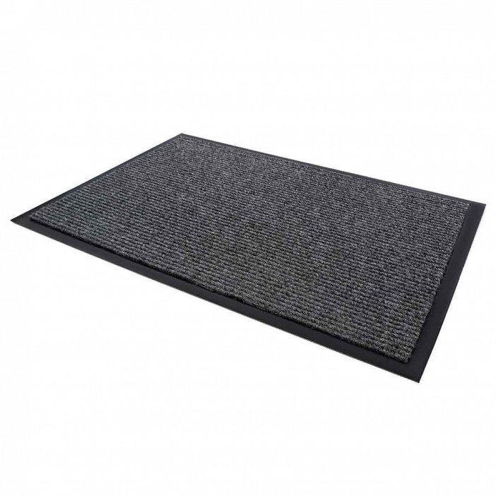 Коврик влаговпитывающий ребристый Комфорт 50*80см серый