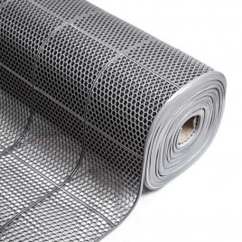 Коврик-дорожка Sunstep Ячейка 0,9*12м серый