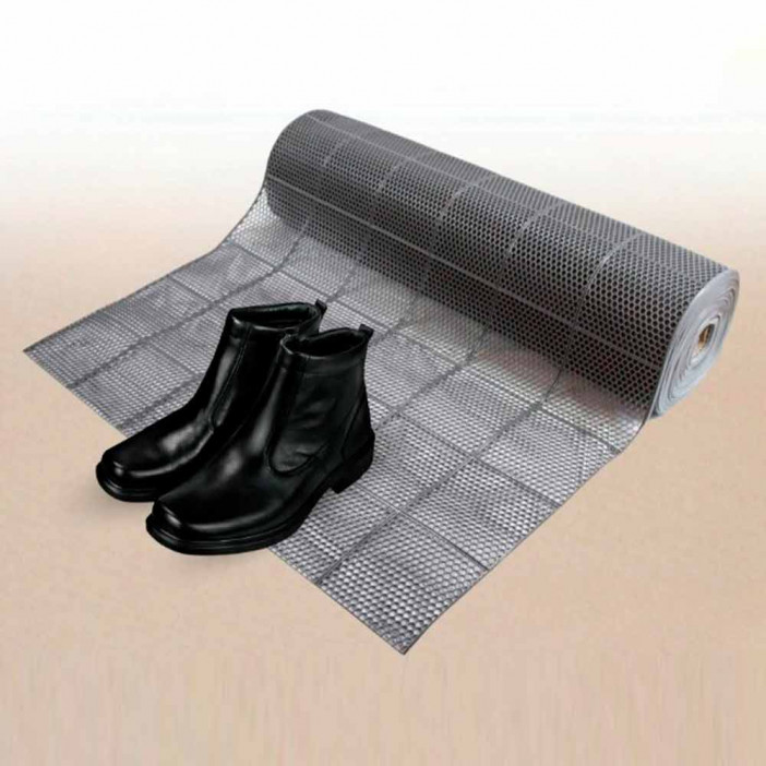 Коврик-дорожка Sunstep Ячейка 0,9*12м серый