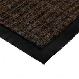 Коврик влаговпитывающий ребристый Vortex 120*150см коричневый