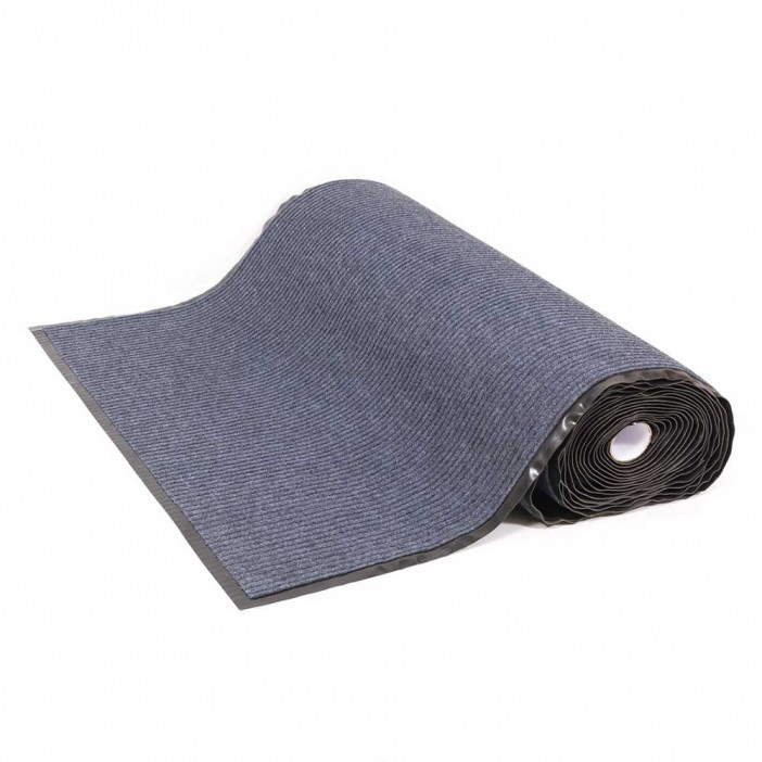 Коврик-дорожка влаговпитывающий ребристый Sunstep 1,2*12м серый