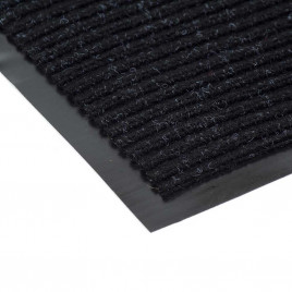 Коврик-дорожка влаговпитывающий ребристый Стандарт 1,2*15м черный
