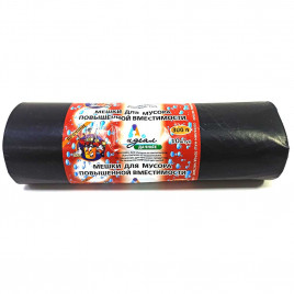 Мешки для мусора Идеал ПВД 300л 100*140см 60мкм 10шт