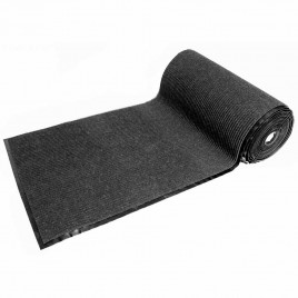 Коврик-дорожка влаговпитывающий ребристый Sunstep 0,9*12м черный