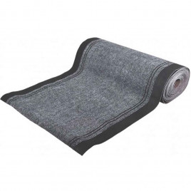 Коврик-дорожка влаговпитывающий Холл 0,9*15м серый