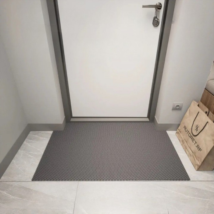 Коврик грязезащитный SUNSTEP Crocmat 80*120см серый 