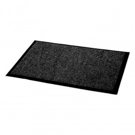 Коврик влаговпитывающий ребристый Комфорт 90*120см черный