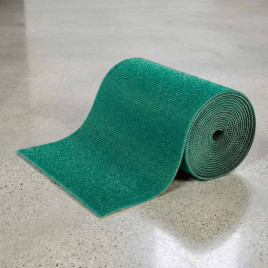 Дорожка щетина на ПВХ основе 0,9*15м зеленый металлик