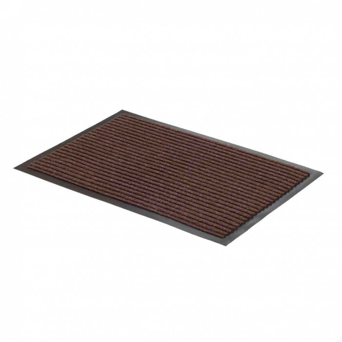 Коврик влаговпитывающий ребристый Стандарт 60*90см коричневый